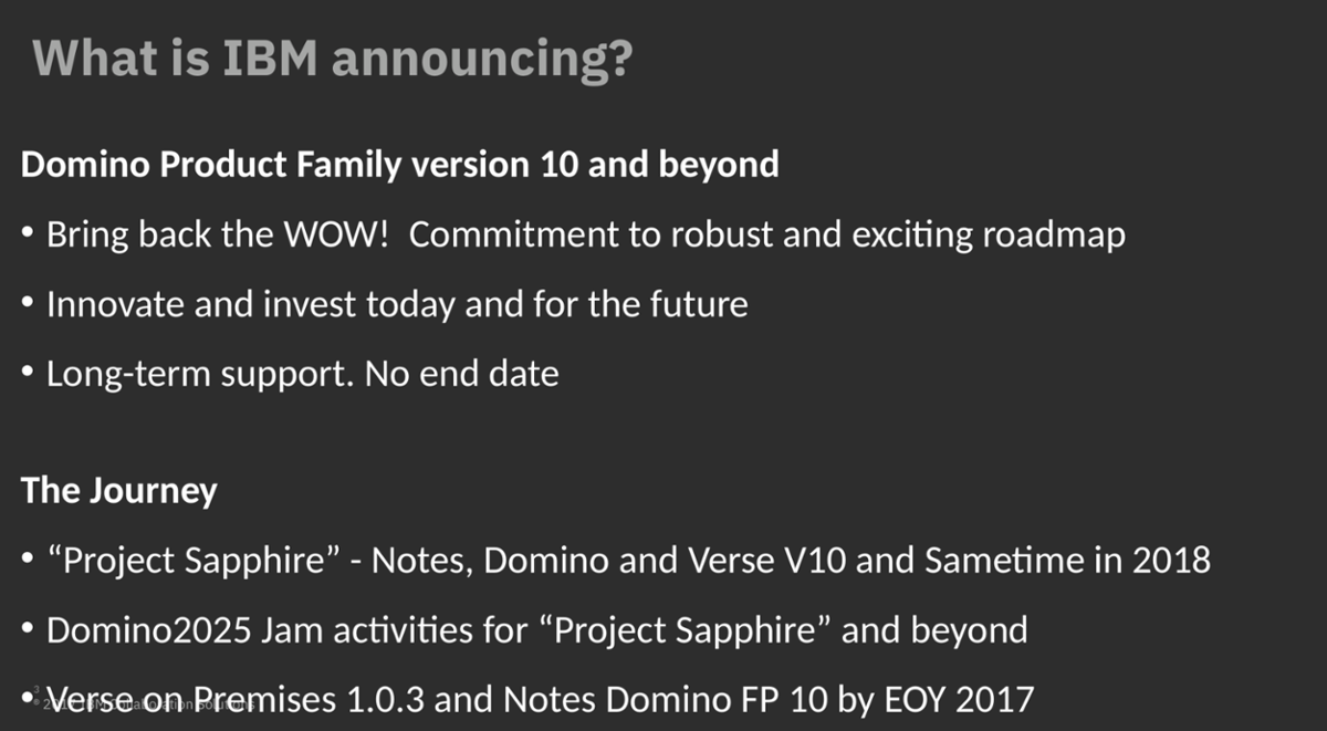 announcement